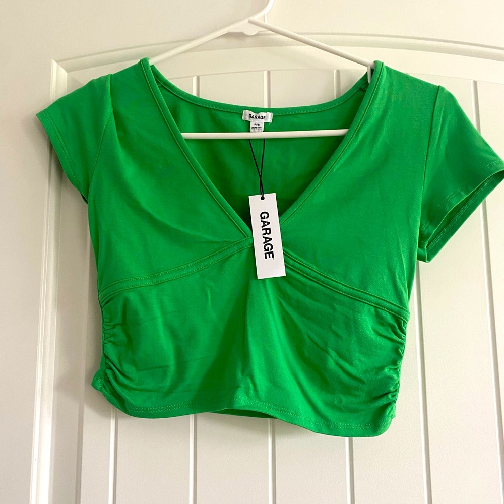 Green Garage Crop Top